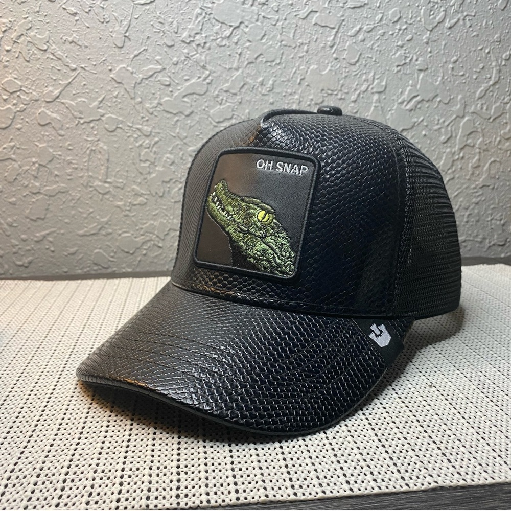 Goorin Bros. Style “OH SNAP” Crocodile Animal Trucker Hat Cap Gorra